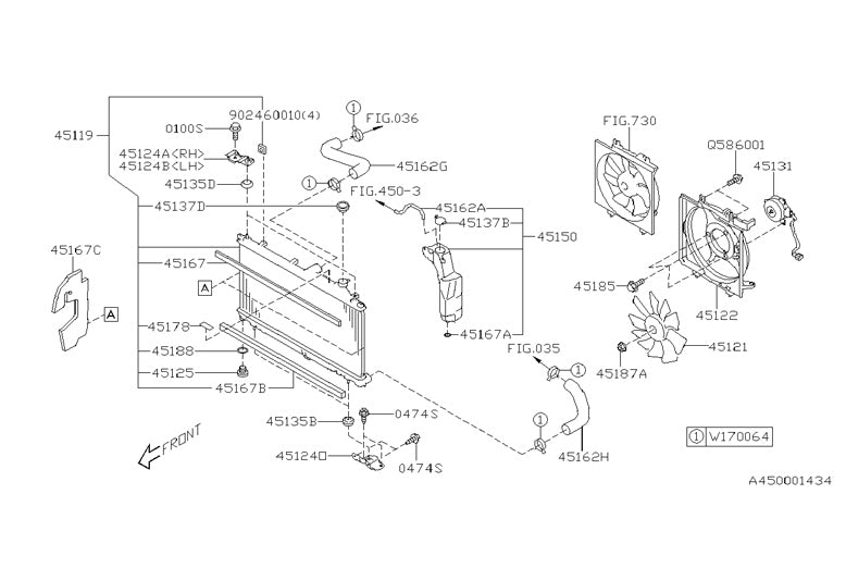 Subaru Cooling System Parts