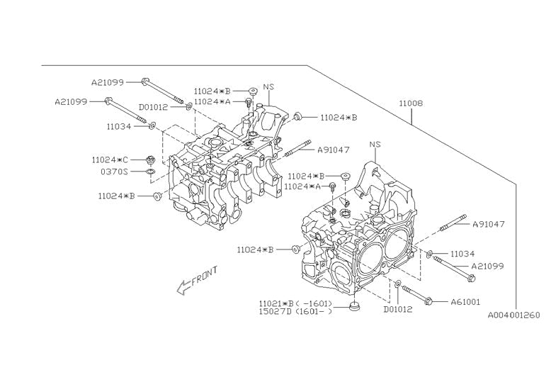 Subaru OEM Block Components
