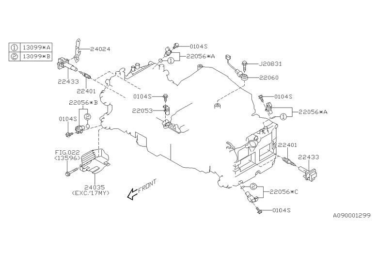 OEM Subaru Ignition Components