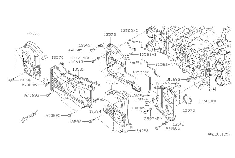 OEM Subaru Cam Timing Components