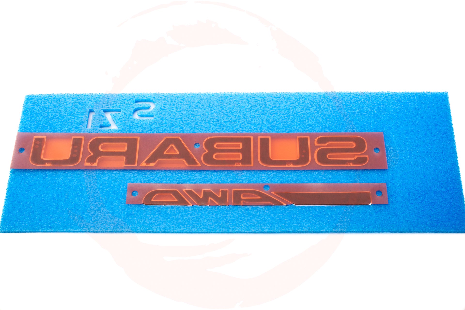 93079SG030 Emblem Set Rear Side