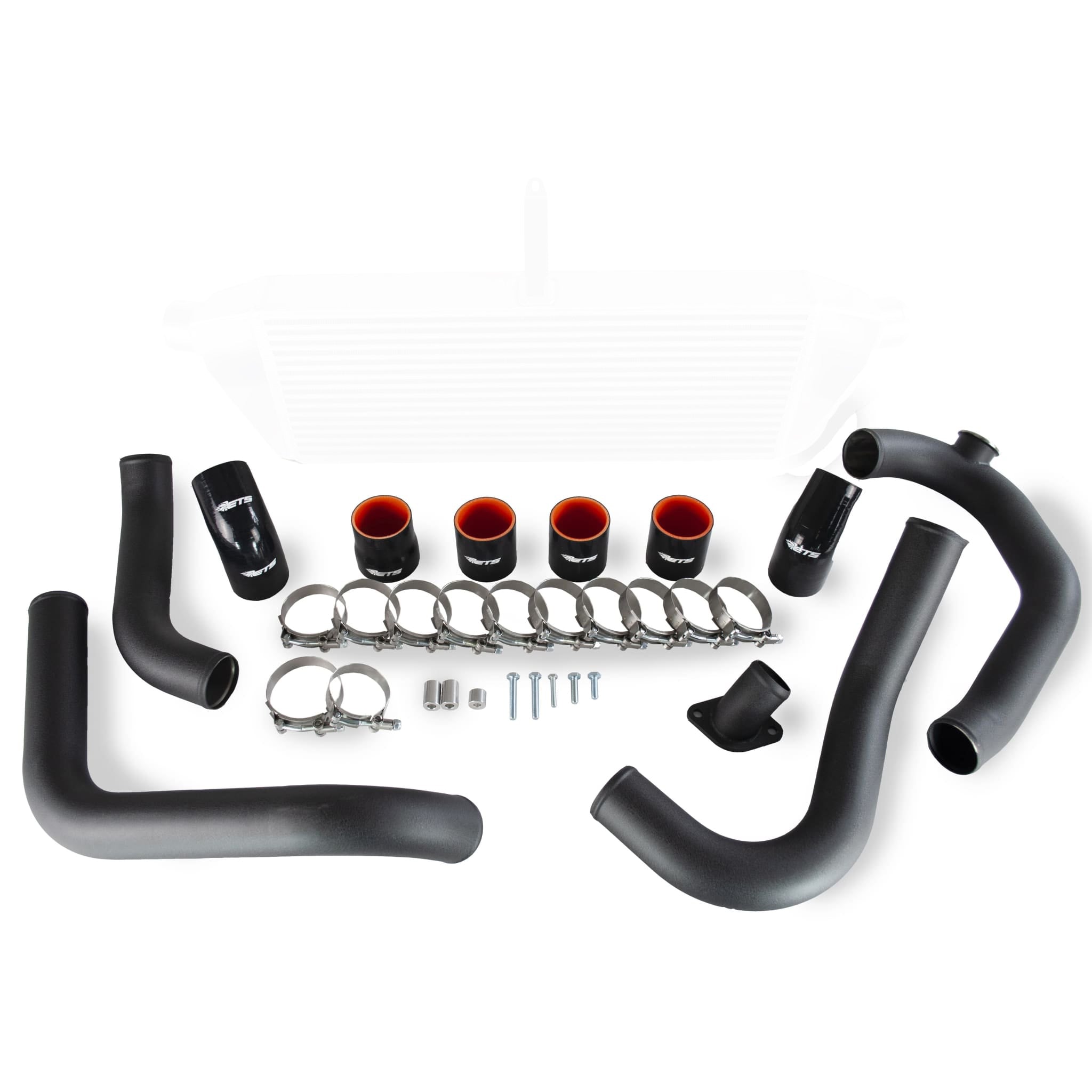 ETS FMIC Wrinkle Black Piping Kit WRX/STI MY08-14