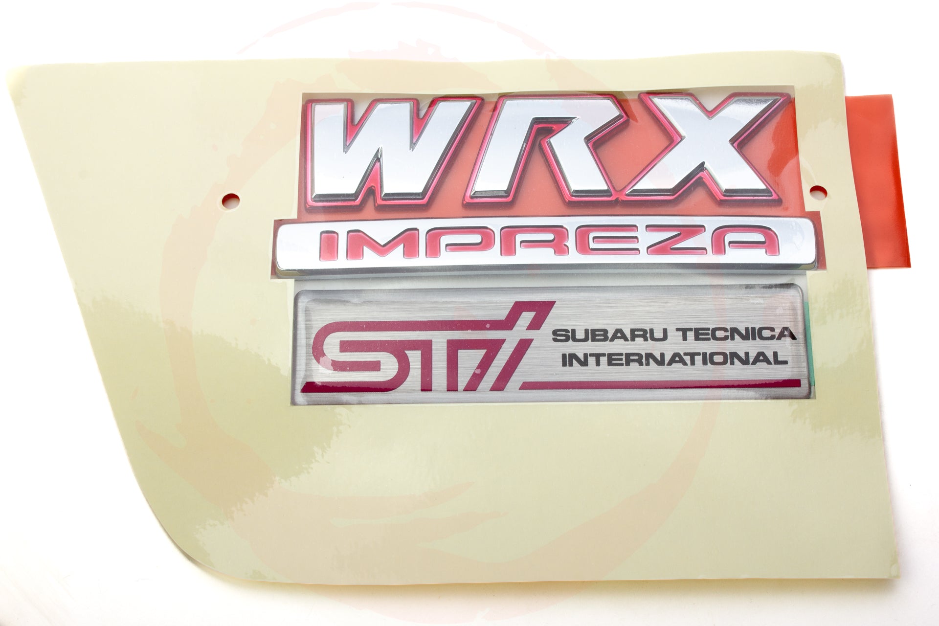 Subaru V7 Trunk Emblem Set