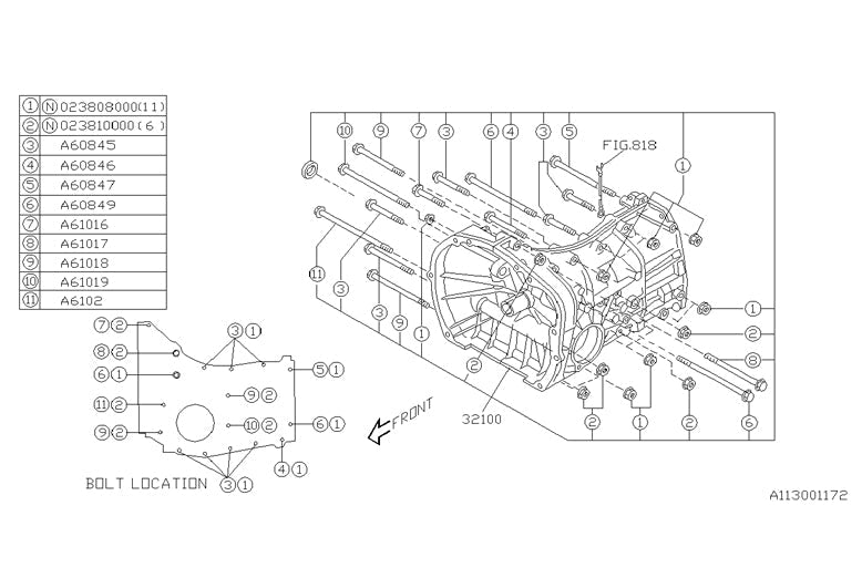 OEM WRX 5MT/6MT Hardware
