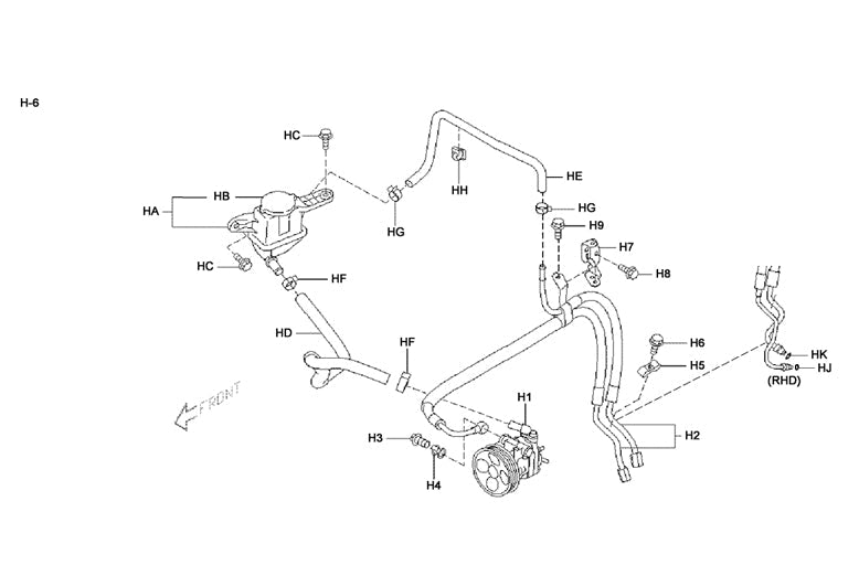 OEM Power Steering Hoses