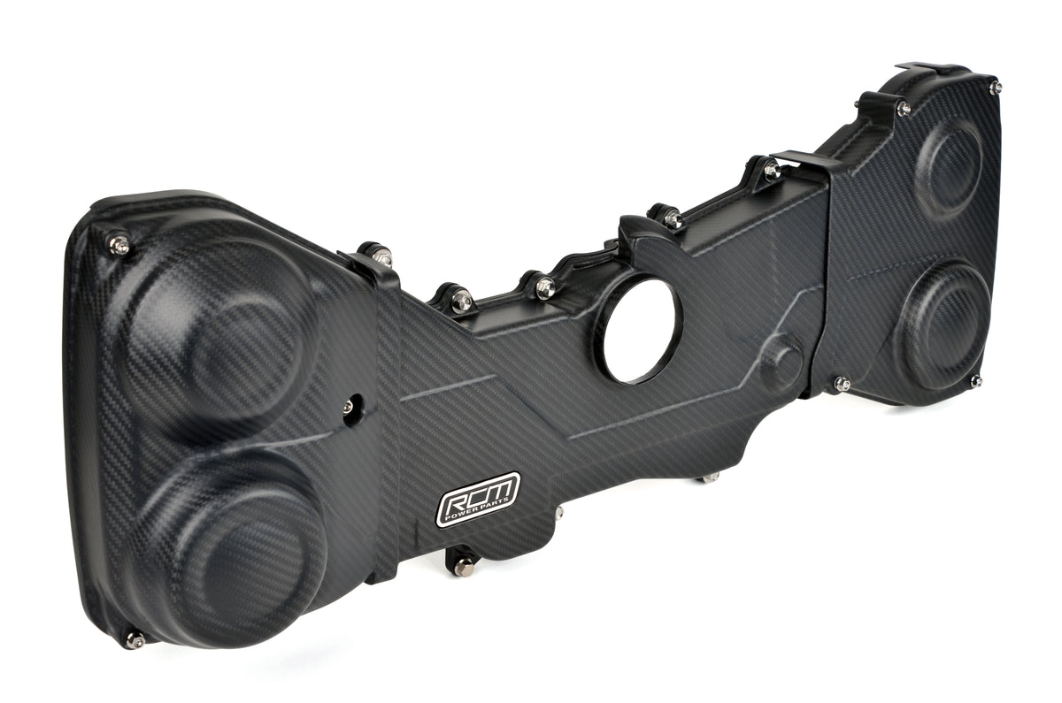 RCM Carbon Fiber Timing Belt Cover Set